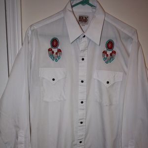 Western Shirt Ely Cattleman Embroided
